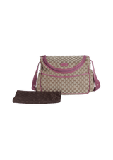 GG CANVAS DIAPER BAG