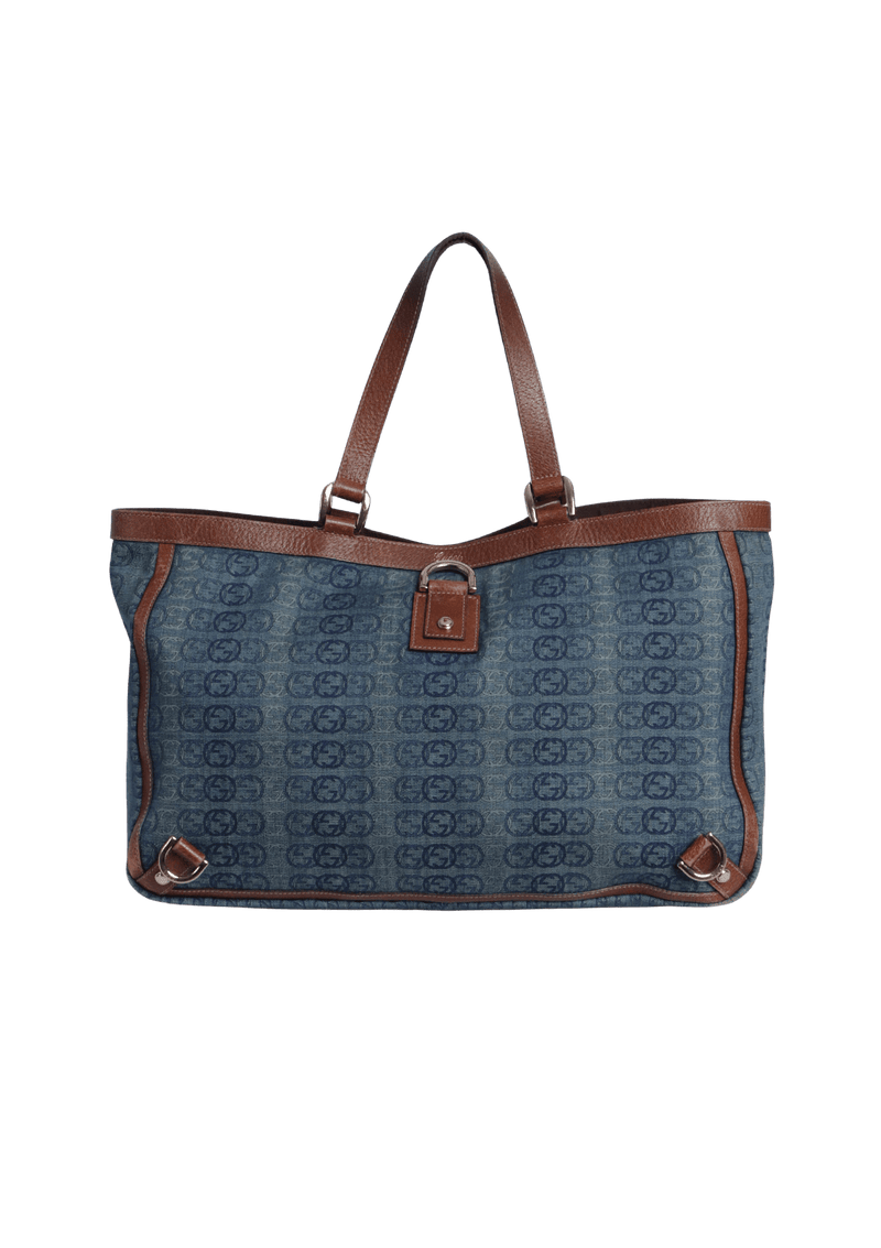 GG DENIM ABBEY TOTE