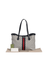 GG SUPREME MEDIUM OPHIDIA SHOPPING BAG