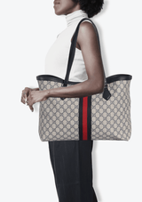 GG SUPREME MEDIUM OPHIDIA SHOPPING BAG