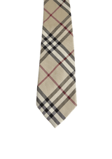 NOVA CHECK SILK TIE