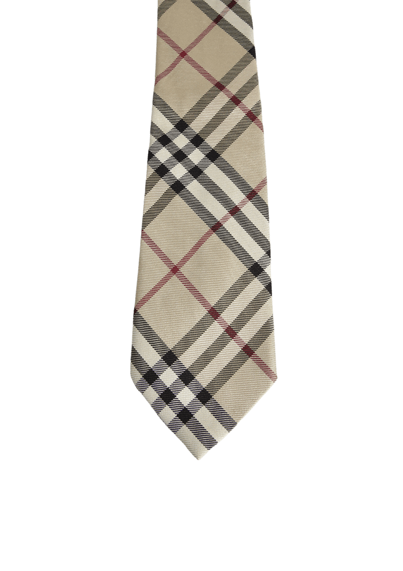 NOVA CHECK SILK TIE