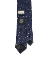 BEE PATTERN SILK TIE