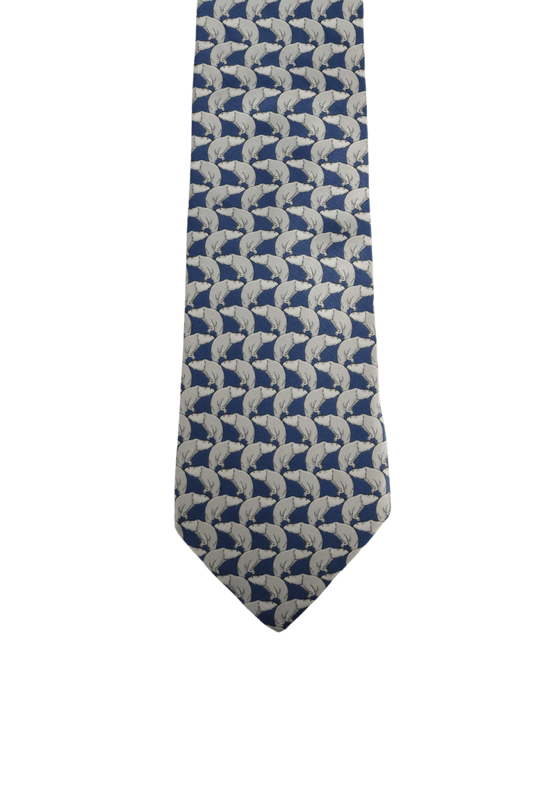 PRINTED SILK TIE