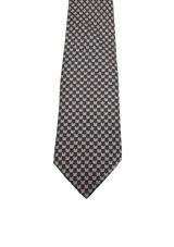 FISH AND CRAB SILK TIE