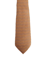 PRINTED SILK TIE