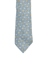 PRINTED SILK TIE