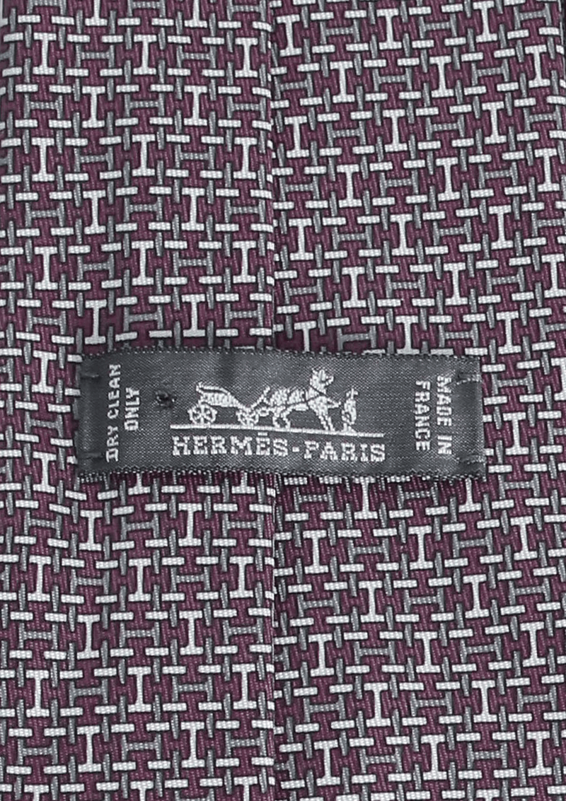 PRINTED SILK TIE