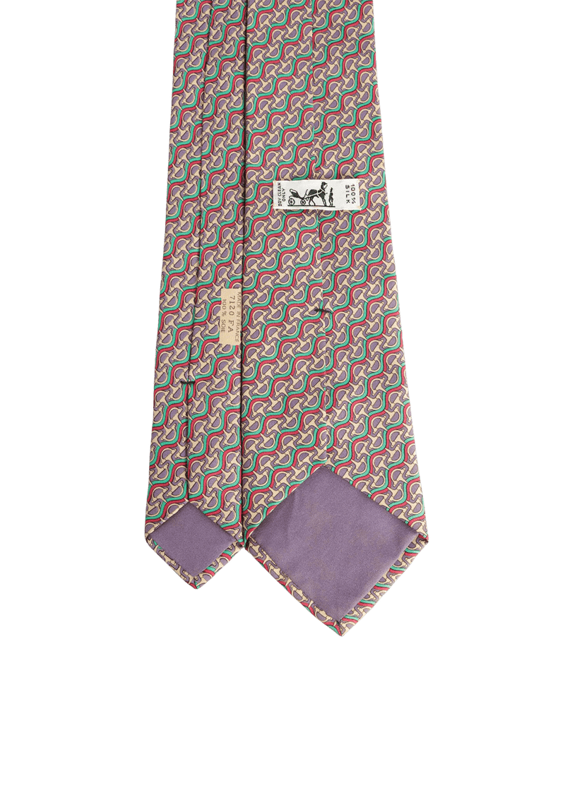 PRINTED SILK TIE