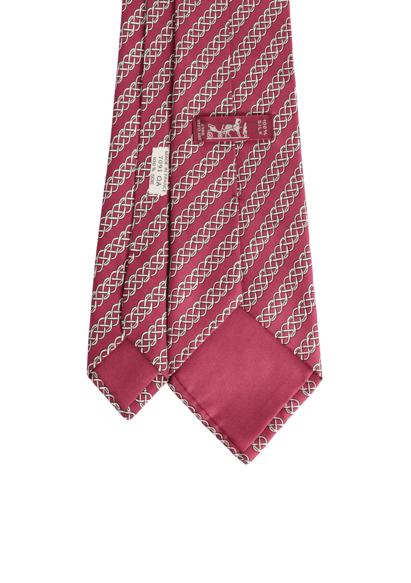 PRINTED SILK TIE