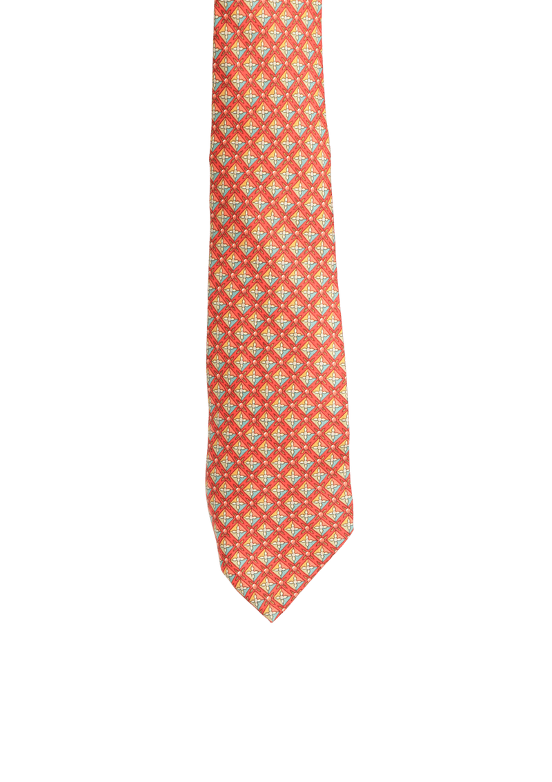 PRINTED SILK TIE