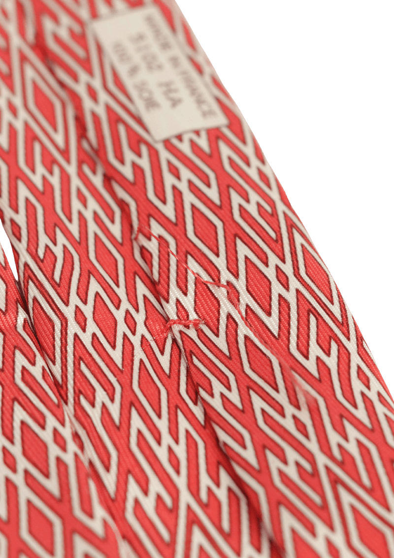 PRINTED SILK TIE