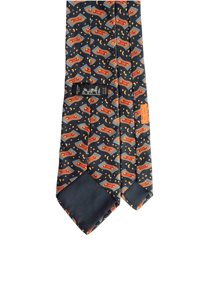 PRINTED SILK TIE