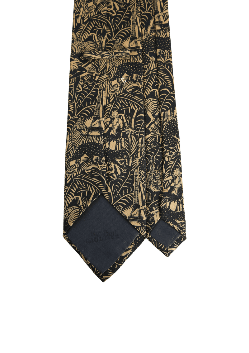 PRINTED SILK TIE