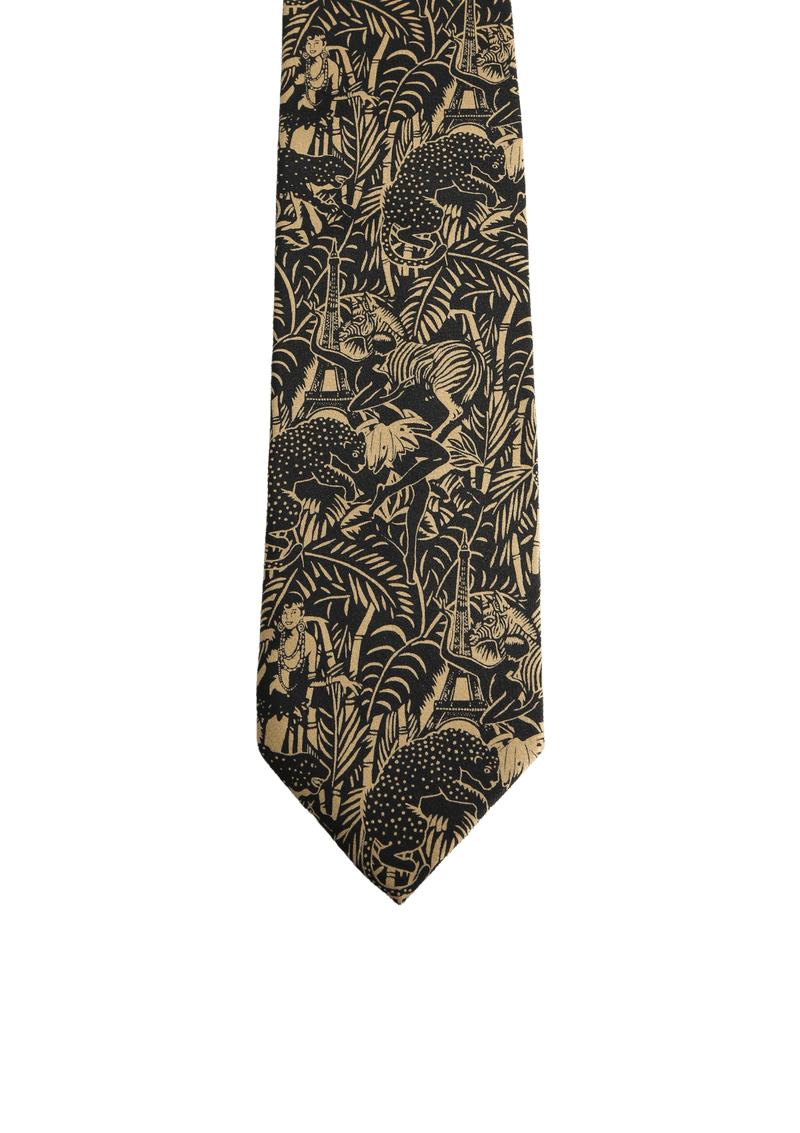 PRINTED SILK TIE