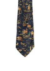 PRINTED SILK TIE