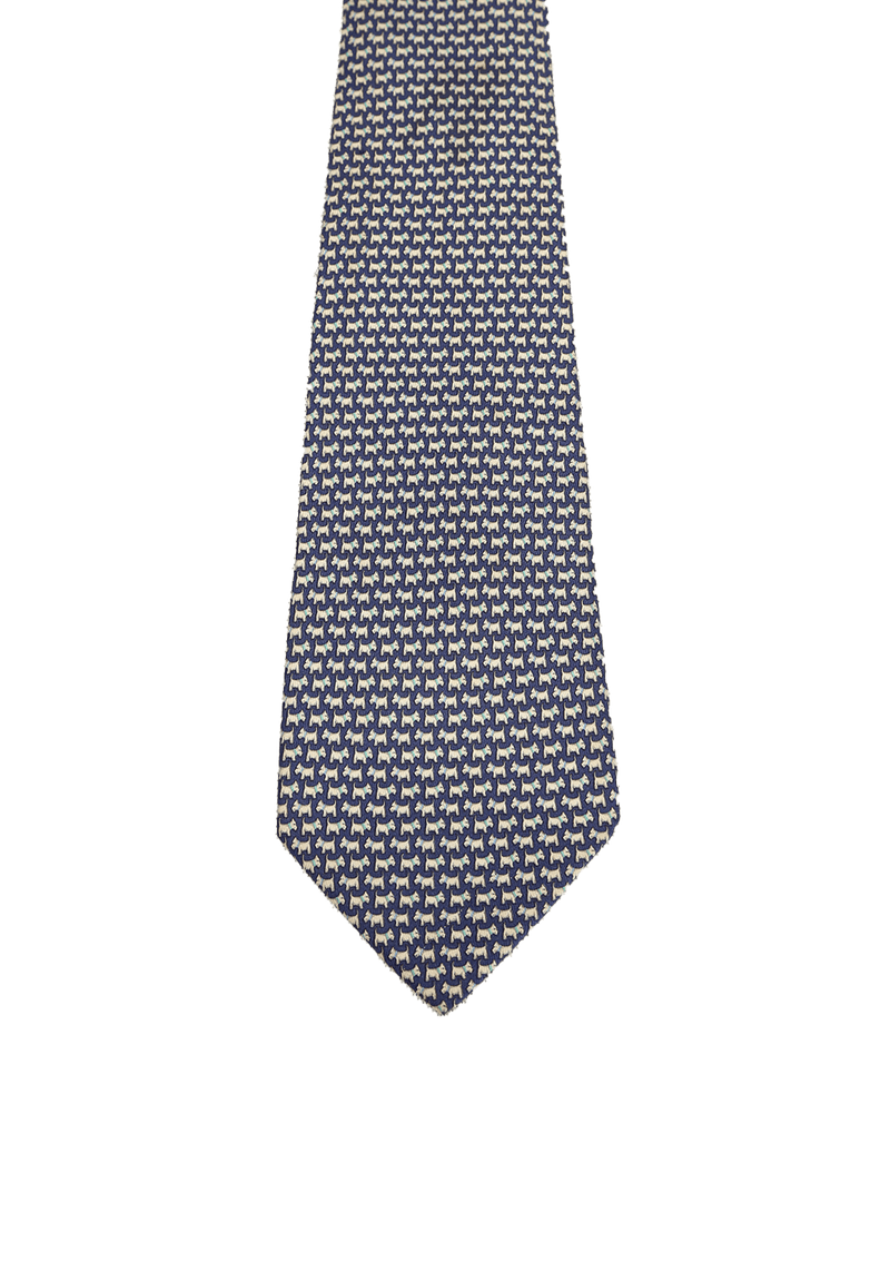 PUPPY SILK TIE