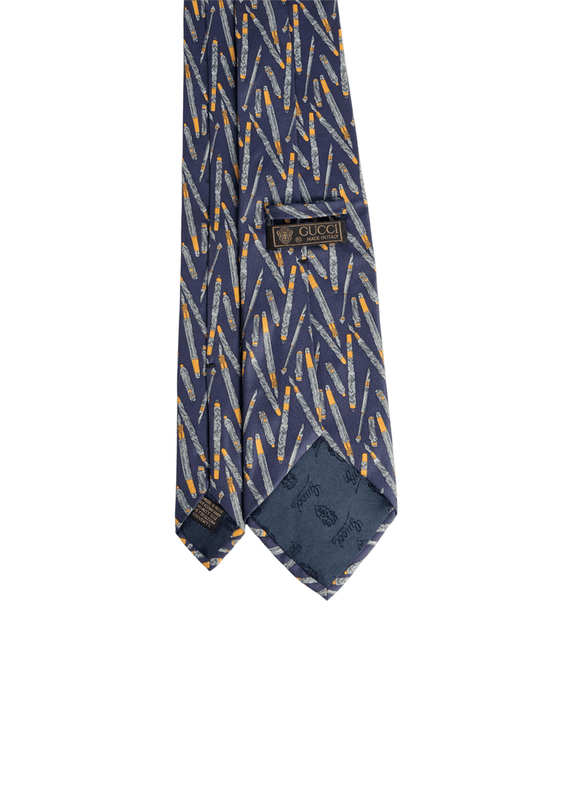 PRINTED SILK TIE