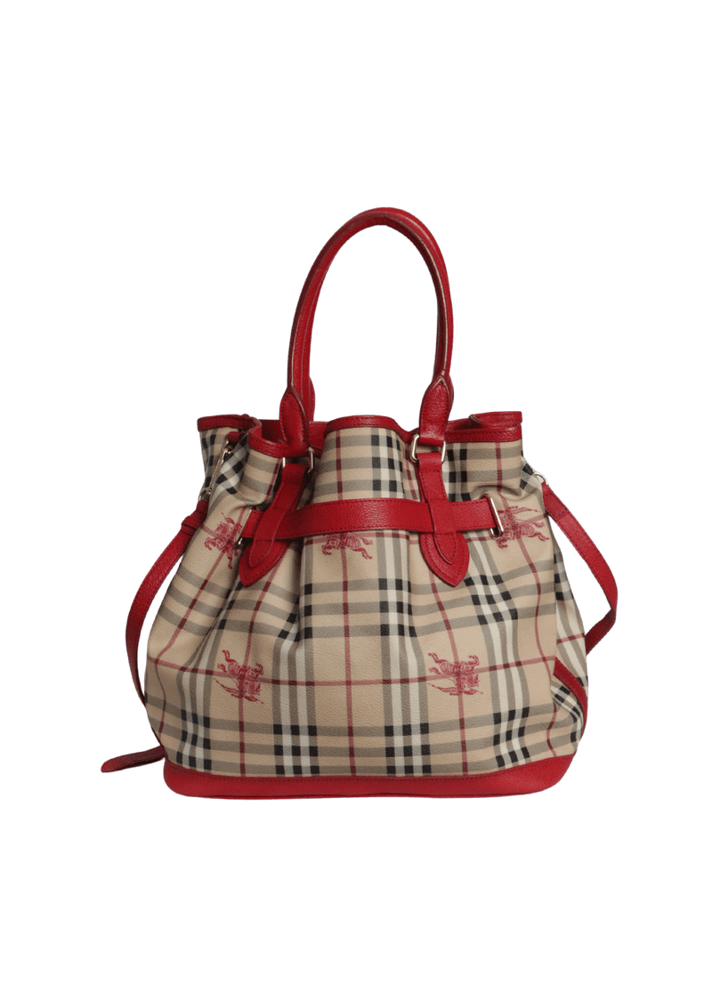 HAYMARKET CHECK BELTED BAG