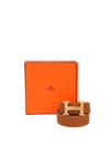 REVERSIBLE H BUCKLE BELT