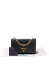 PATTINA TESSUTO SAFFIANO FLAP BAG