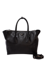 TWIN POCKET GLACE CALF TOTE