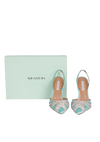 CRYSTAL VERY BOW TIE PUMPS 37