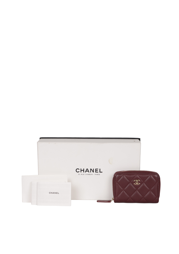 INTERLOCKING CC COIN PURSE