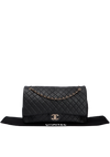 XXL TRAVEL CLASSIC SINGLE FLAP LAMBSKIN BAG