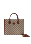 GG SUPREME INTERLOCKING G SMALL TOTE