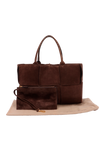 MEDIUM SUEDE ARCO TOTE BAG
