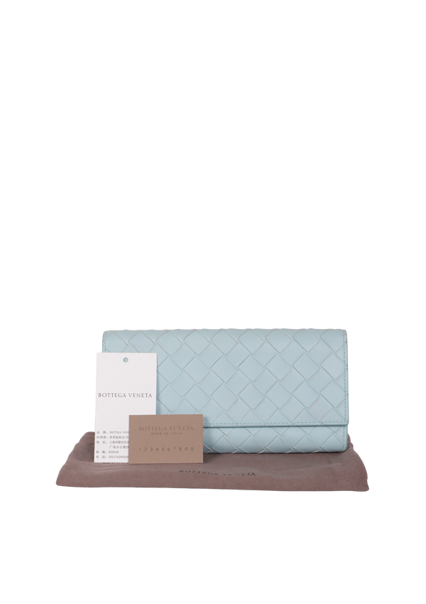 INTRECCIATO CONTINENTAL WALLET