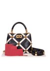 SMALL ROMAN STUD TOP HANDLE BAG