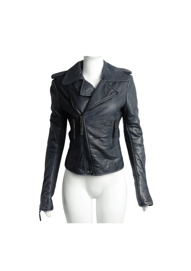 LEATHER JACKET 38