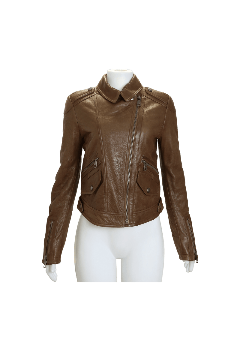 LEATHER JACKET 36