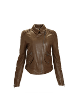 LEATHER JACKET 36