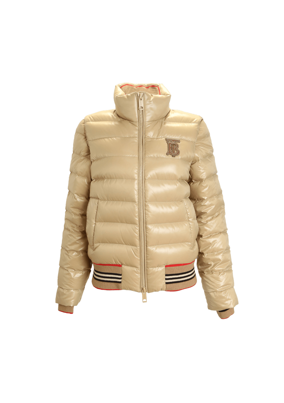 JAQUETA BURBERRY PUFFER JACKET M BEGE M ORIGINAL – Gringa