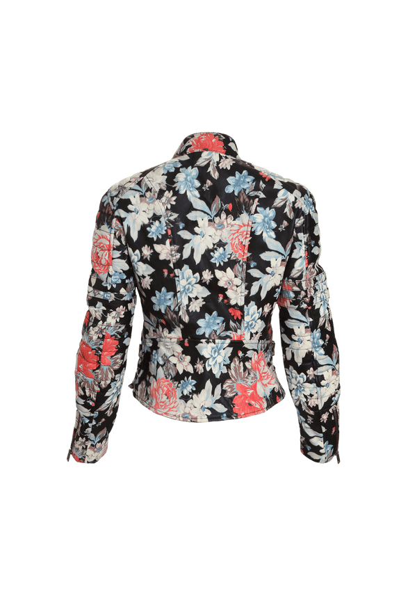 FLORAL BIKER JACKET 36