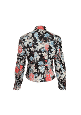 FLORAL BIKER JACKET 36