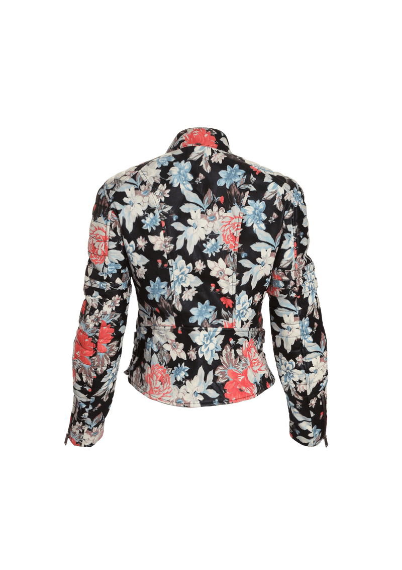 FLORAL BIKER JACKET 36