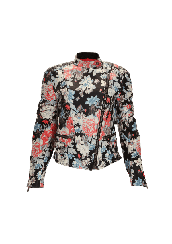 FLORAL BIKER JACKET 36