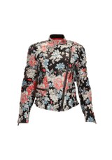 FLORAL BIKER JACKET 36