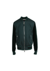 JACQUARD AND VELVET BOMBER JACKET 48