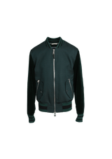 JACQUARD AND VELVET BOMBER JACKET 48