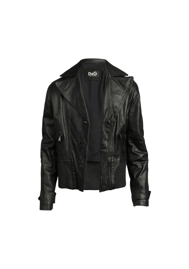 LEATHER JACKET 48