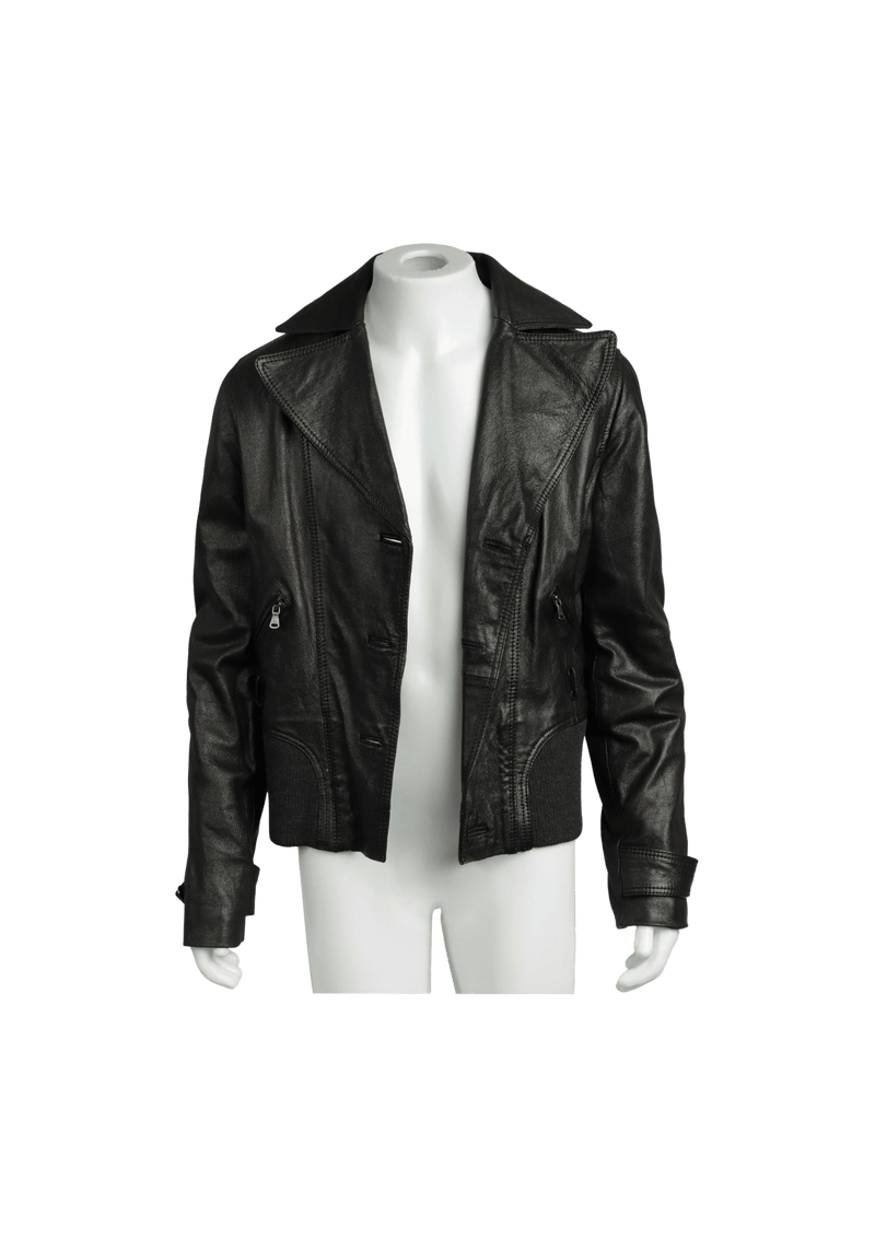 LEATHER JACKET 48