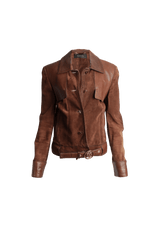 LEATHER JACKET  38