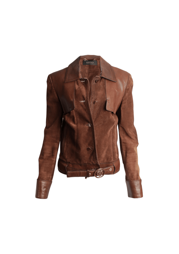 LEATHER JACKET  38