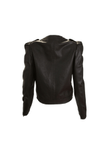 LAMBSKIN LEATHER JACKET 36