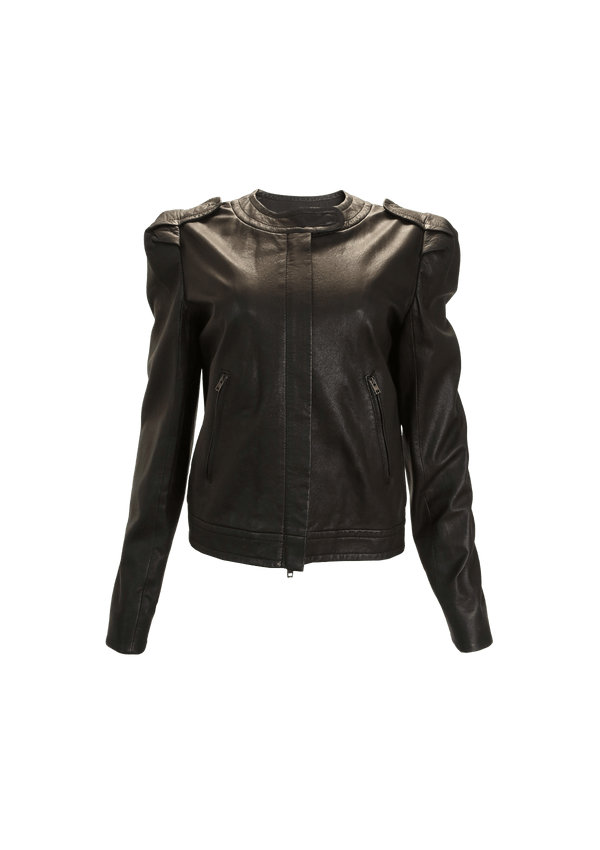 LAMBSKIN LEATHER JACKET 36